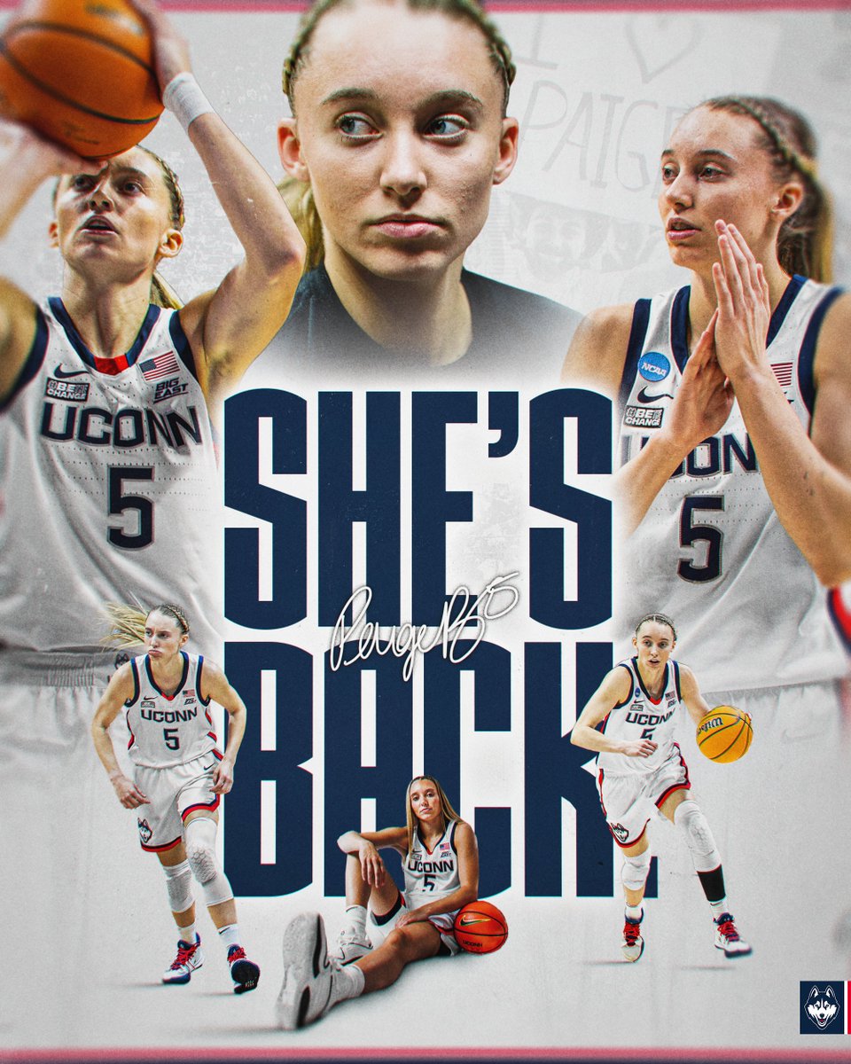 SHE’S BAAAAACK‼️🤩

#BleedBlue | <a href="/paigebueckers1/">Paige Bueckers</a>