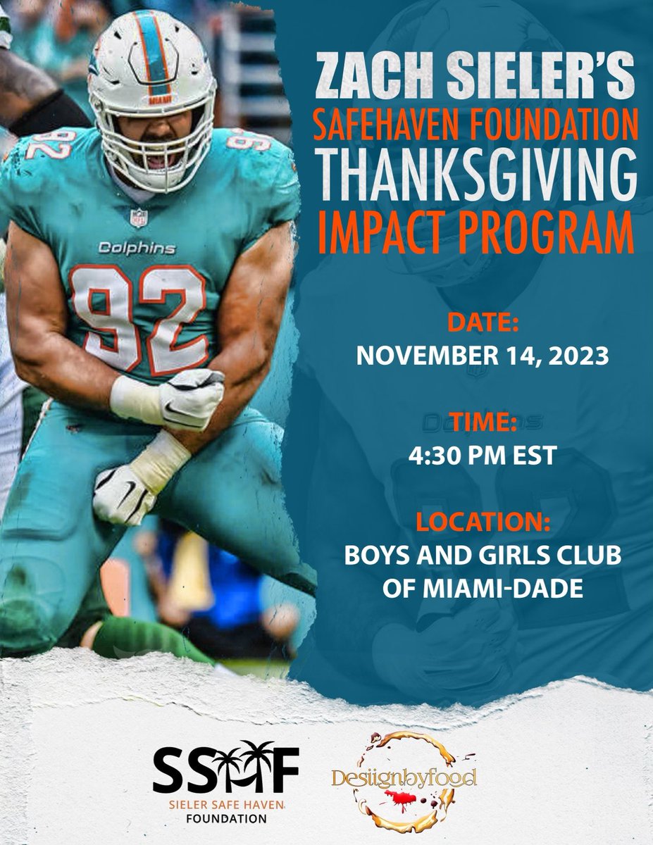 We are so excited to help tackle food insecurity this holiday season! Special thanks to @DesiignByFood for our partnership/catering! 🩵🦃