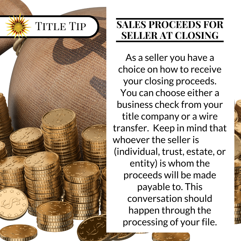 TitleJunction's tweet photo. 𝐒𝐚𝐥𝐞𝐬 𝐏𝐫𝐨𝐜𝐞𝐞𝐝𝐬 𝐟𝐨𝐫 𝐒𝐞𝐥𝐥𝐞𝐫 𝐚𝐭 𝐂𝐥𝐨𝐬𝐢𝐧𝐠

Selling a property and need to know how you get your money?
Look no further. Call your title company if you are unsure.

#sellerproceeds #closings #yourclosingcompany #titlejunction https://t.co/wNZ3IrJxwQ