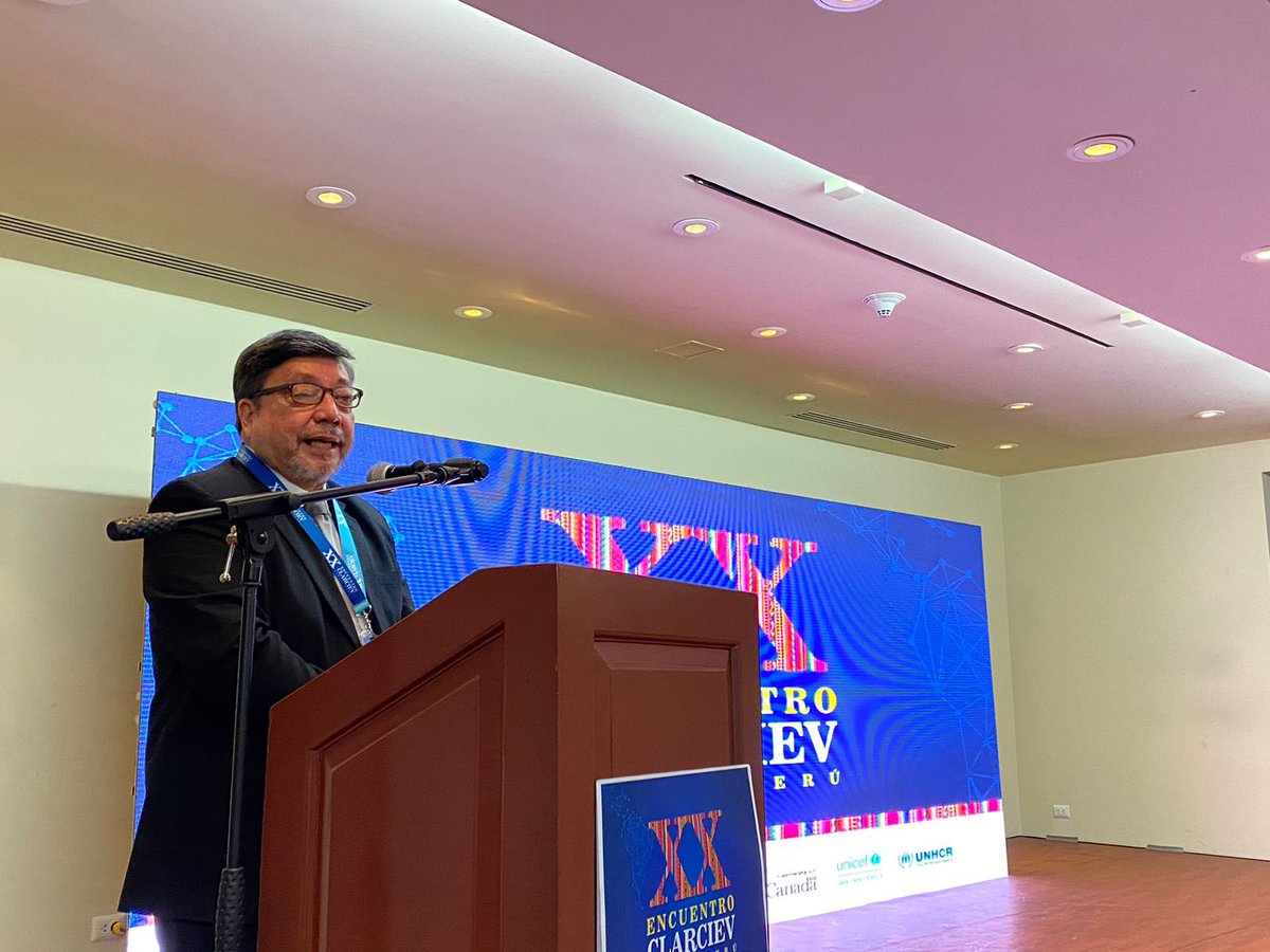 clarciev's tweet photo. Honduras, Chile y Panamá han presentado el abordaje temático de este XX Encuentro.
Nuestra visión y nuestro compromiso para garantizar el derecho a la identidad. https://t.co/6wYXaNRQNc