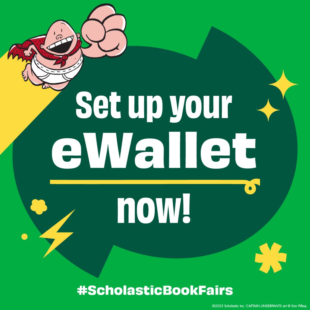 The Book Fair is up and running.  Go to our school's book fair homepage (scholastic.com/bf/brittonhecl…) to set up an ewallet for easy convenience for you and your child to shop.  You can also pay with cash or credit card.