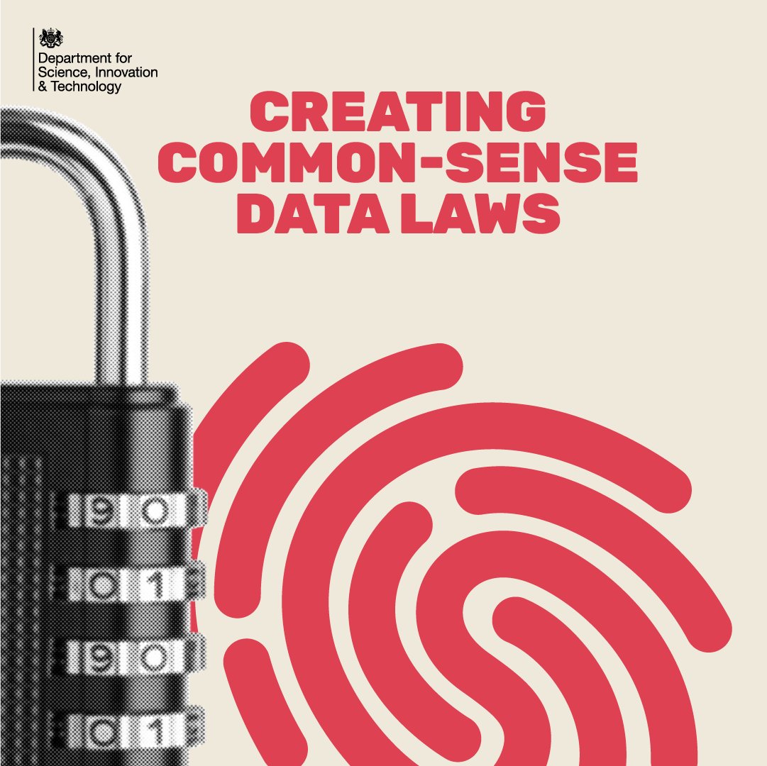 SciTechgovuk's tweet photo. The Data Protection and Digital Information Bill will help businesses and consumers by:

📈 maintaining high data protection standards
🚫 reducing online consent pop-ups
🌐 improving the UK’s ability to strike global data deals
🔐 making digital identity verification easier https://t.co/1pWXzK1jEr