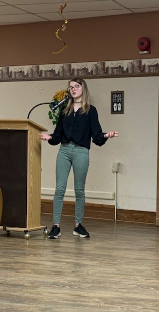 A few of our oral interpers performed for the Wheatcrest Hills residents.