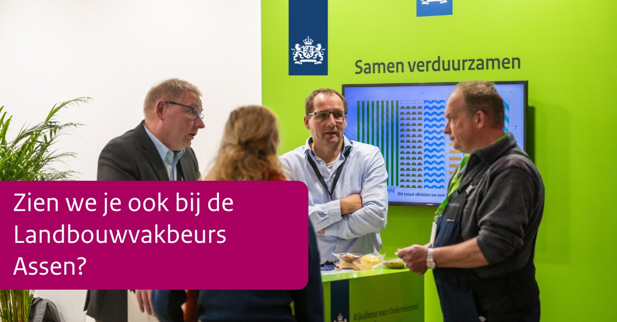 De Nationale Landbouwvakbeurs Assen is van start gegaan! Je kunt de beurs nog bezoeken op 9 en 10 november.

Wij staan klaar om je vragen persoonlijk te beantwoorden. Net als veel andere exposanten.

Gratis tickets? Meld je aan via onze website ➡️
bitly.ws/Zg4Z
