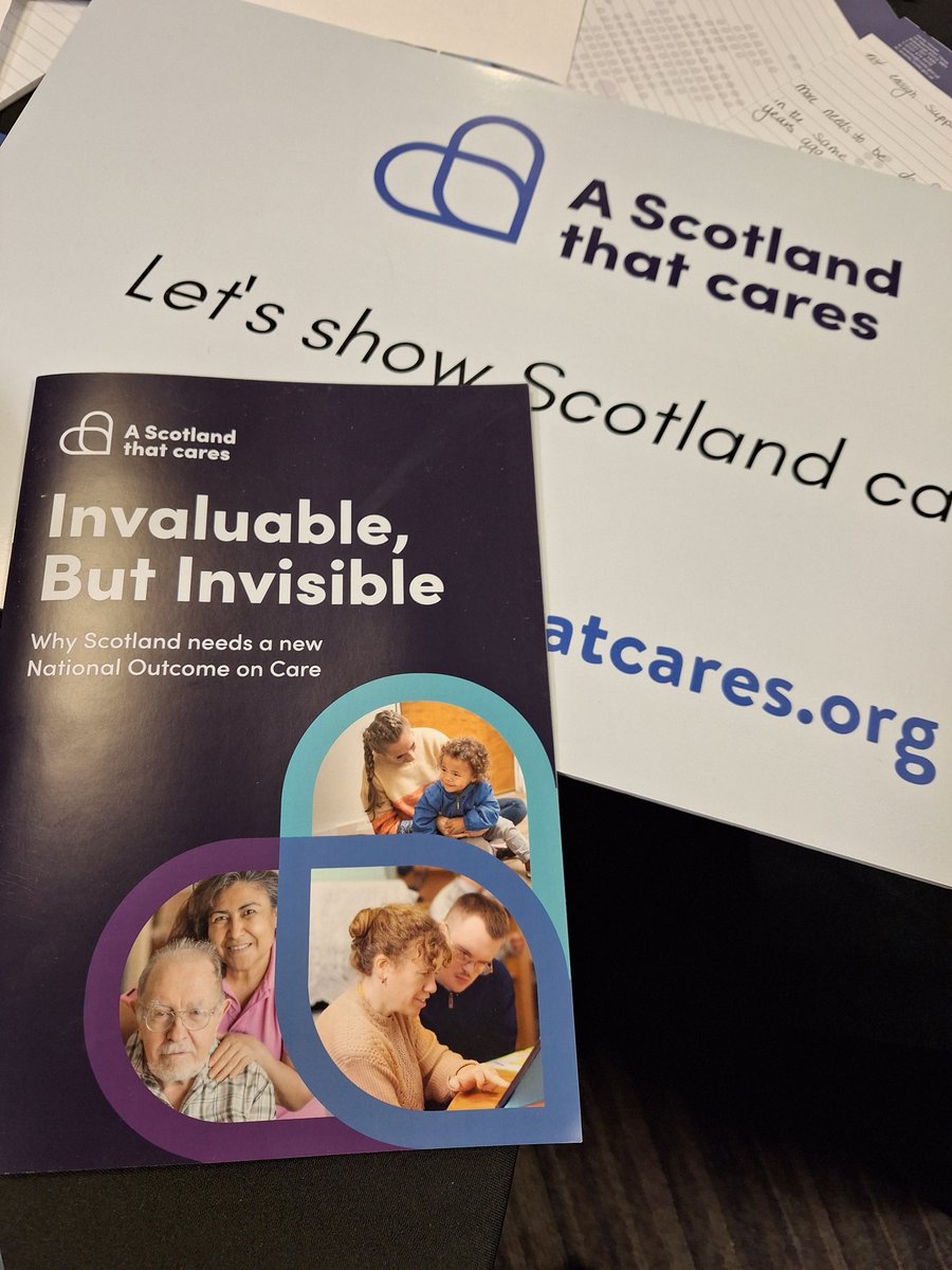 Another eventful day, this time at #CarersParliament facilitating a workshop about #valuingcare and the #ScotlandCares campaign. Special thanks to @CarersScotland  for inviting us along 🙌