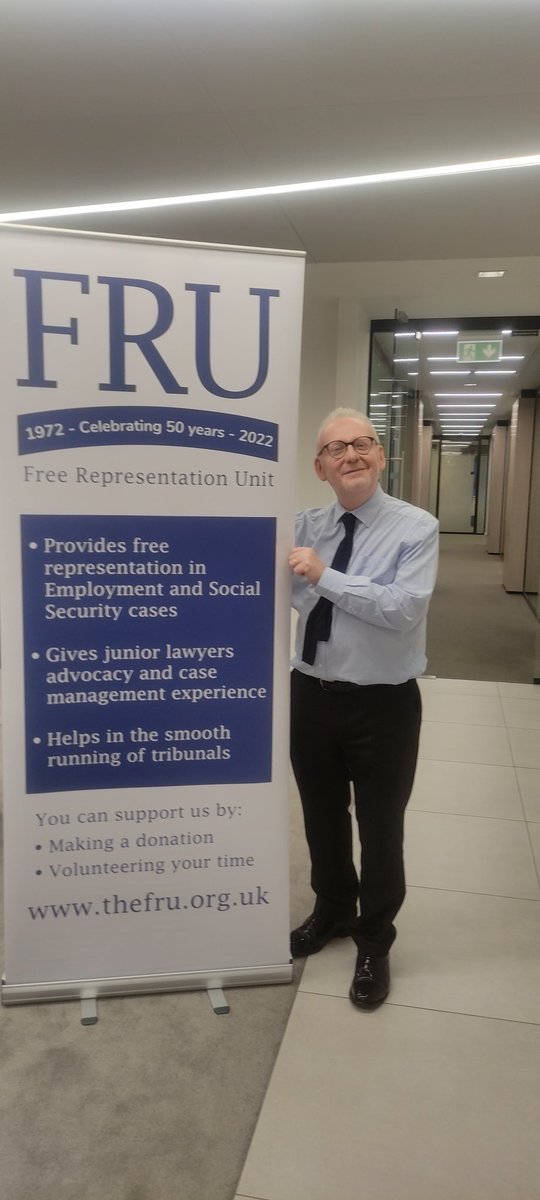 We're getting ready to welcome guests at the <a href="/FreeRepUnit/">Free Representation Unit (FRU)</a> 50th birthday event this evening. Exciting!! #wedoprobono #probonoweek