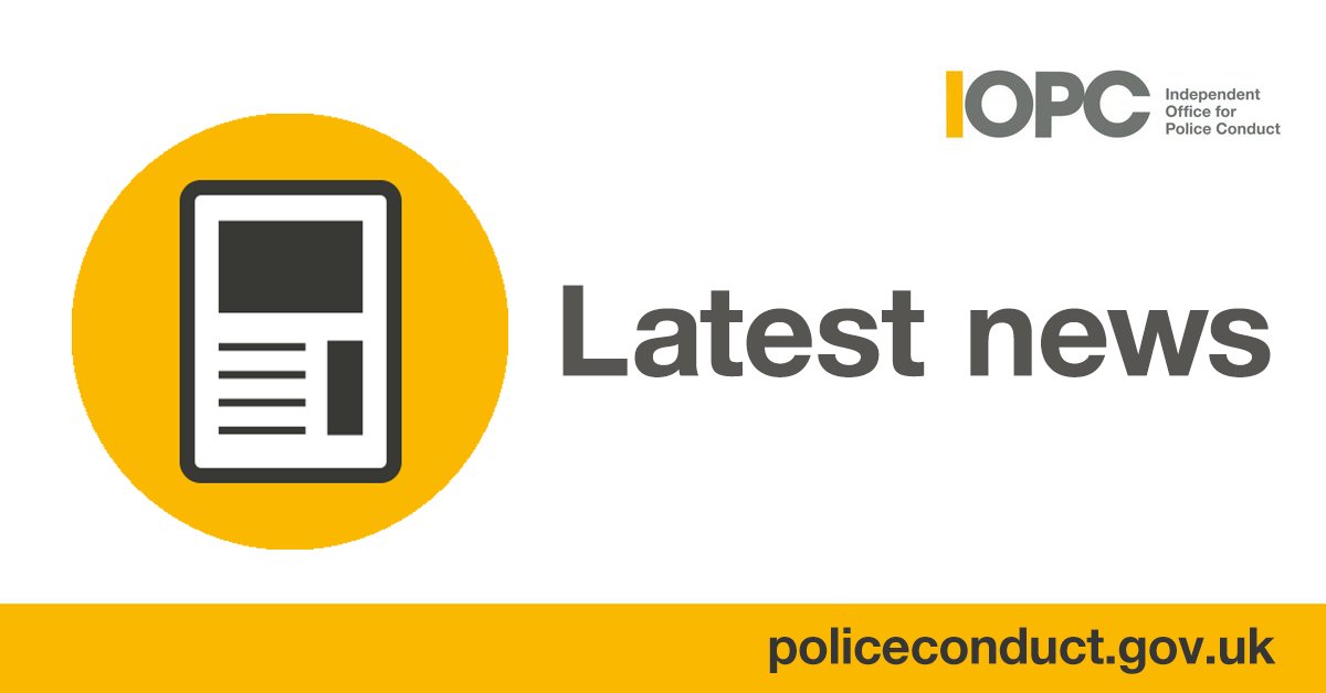 Independent Office for Police Conduct (IOPC) tweet media