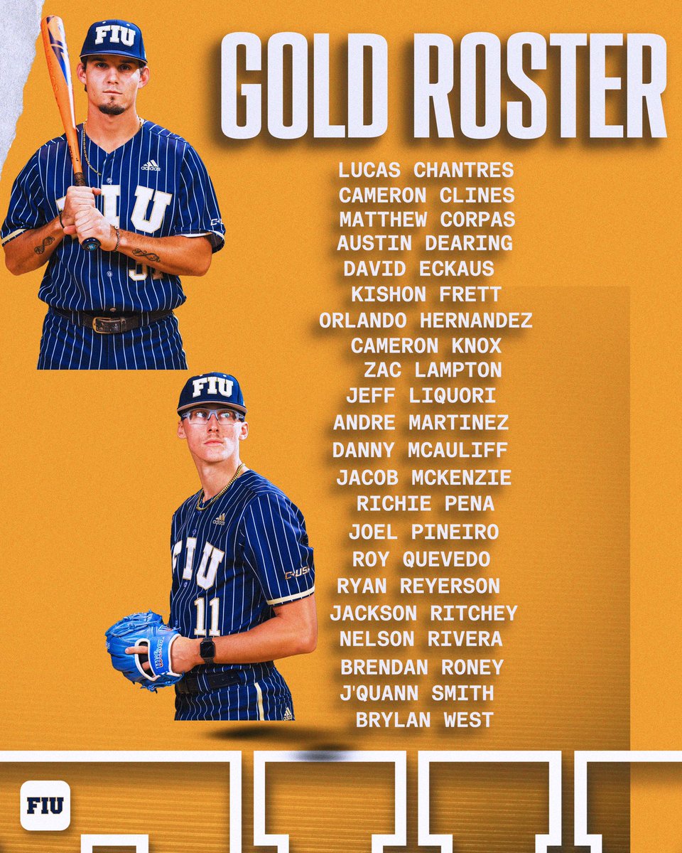 Rosters are set 😼

The Blue &amp; Gold World Series begins this Friday! FREE to the public 🏟️

Fri (11/10) - 5:30 p.m.
Sat (11/11) - Noon
Sun (11/12) - Noon