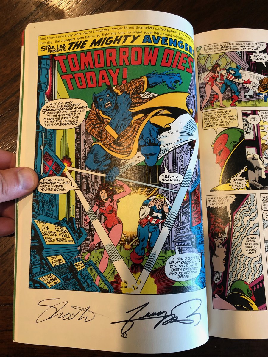 NEW in Hero's eBay auctions: Original art by @DexstarInks and @RB_Silva, an Avengers paperback signed by Jim Shooter & George Pérez, and MORE! Don't miss out! GO: qurls.com/?i=54439