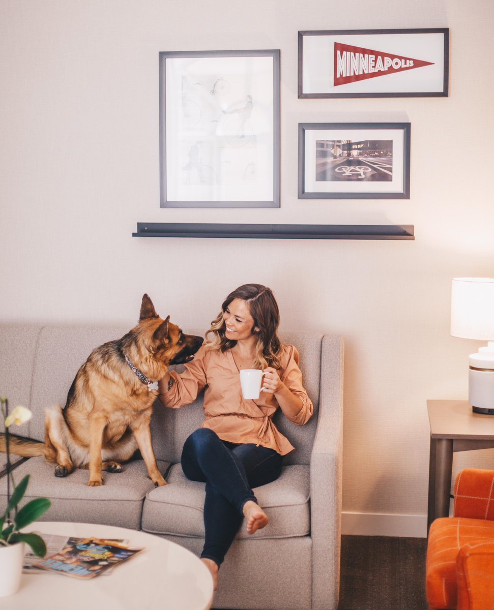Comfortable interiors and thoughtfully designed amenities at Hyatt Centric Minneapolis are best enjoyed with your favorite travel companion. 🐾 #HyattCentric