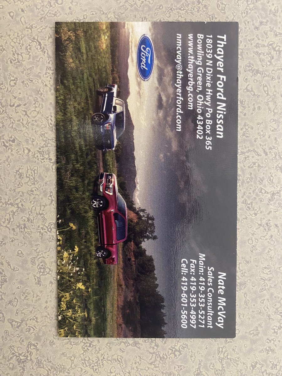 #ThankYou to Nate McVay from #ThayerFordNissan for coming and speaking to my #Personal Finance classes today to discuss how to purchase a car. #RealLife #MrsVollmar #OtsegoFCS #PentaPride