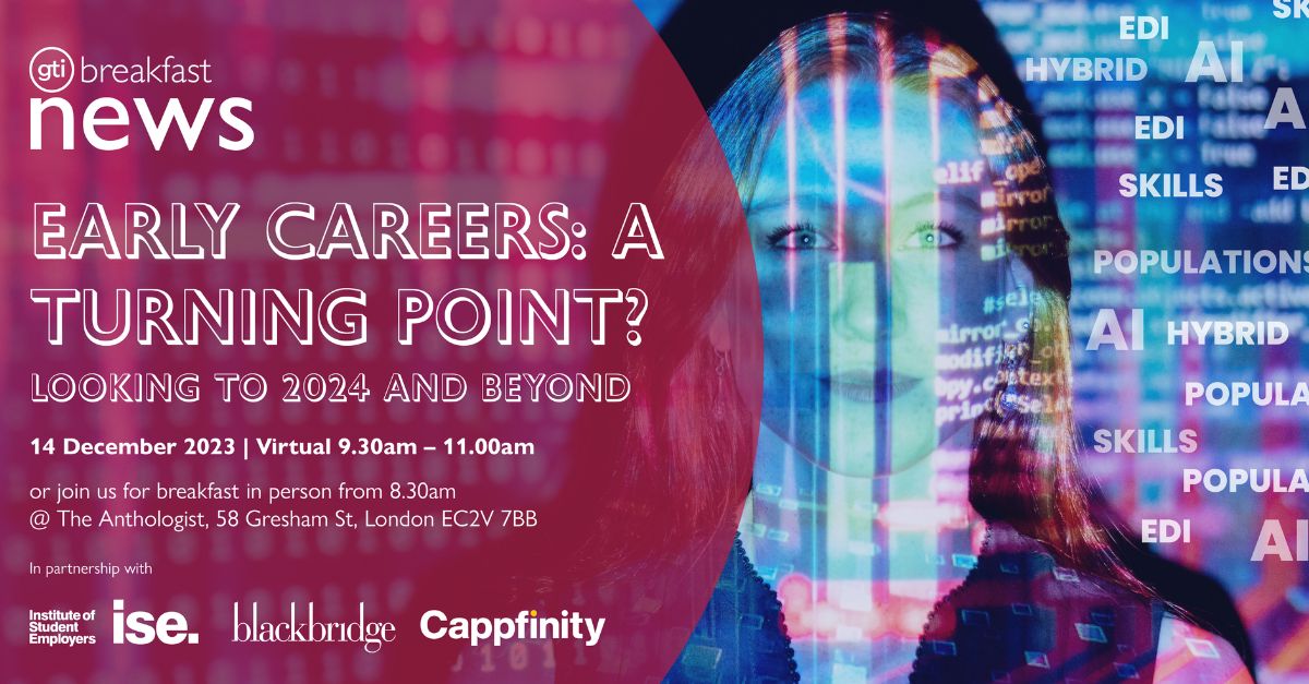 Join us on 14 Dec for the final <a href="/Group_GTI/">Group GTI</a> Breakfast News of 2023 where we'll be exploring the ever-changing talent landscape.

Online: app.livestorm.co/gti-1/gti-brea…

In person: shorturl.at/himVY

#earlycareers #graduaterecruitment