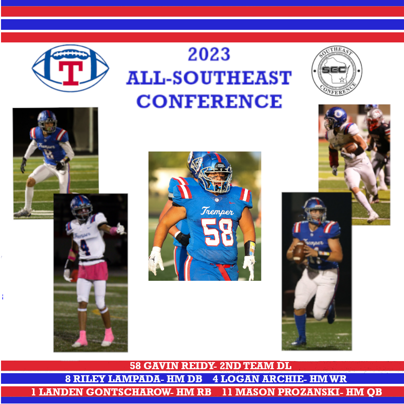 Tremper Trojans Football (@tremperfb) on Twitter photo Congratulations to our 5 All-SEC players! #PDT <a href="/CoachAndersen2/">Ryan Andersen</a> <a href="/Mpro_2/">Mason Prozanski</a> <a href="/rileylampada/">riley lampada</a> <a href="/GavinReidy1104/">Gavin Reidy</a> <a href="/LGontsch/">Landen Gontscharow</a> <a href="/Logan_Archie4/">Logan</a> Congratulations to our 5 All-SEC players! #PDT <a href="/CoachAndersen2/">Ryan Andersen</a> <a href="/Mpro_2/">Mason Prozanski</a> <a href="/rileylampada/">riley lampada</a> <a href="/GavinReidy1104/">Gavin Reidy</a> <a href="/LGontsch/">Landen Gontscharow</a> <a href="/Logan_Archie4/">Logan</a>