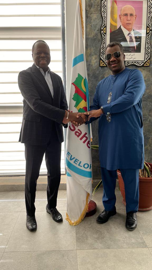 Today I paid a courtesy call on my brother, Amb Eric Tiare, Executive Secretary of G5 Sahel in Nouakchott🇲🇷. Growing security challenges in Sahel require strong leadership. AU & ECOWAS should be at the forefront of efforts in the region. African leadership must be respected.