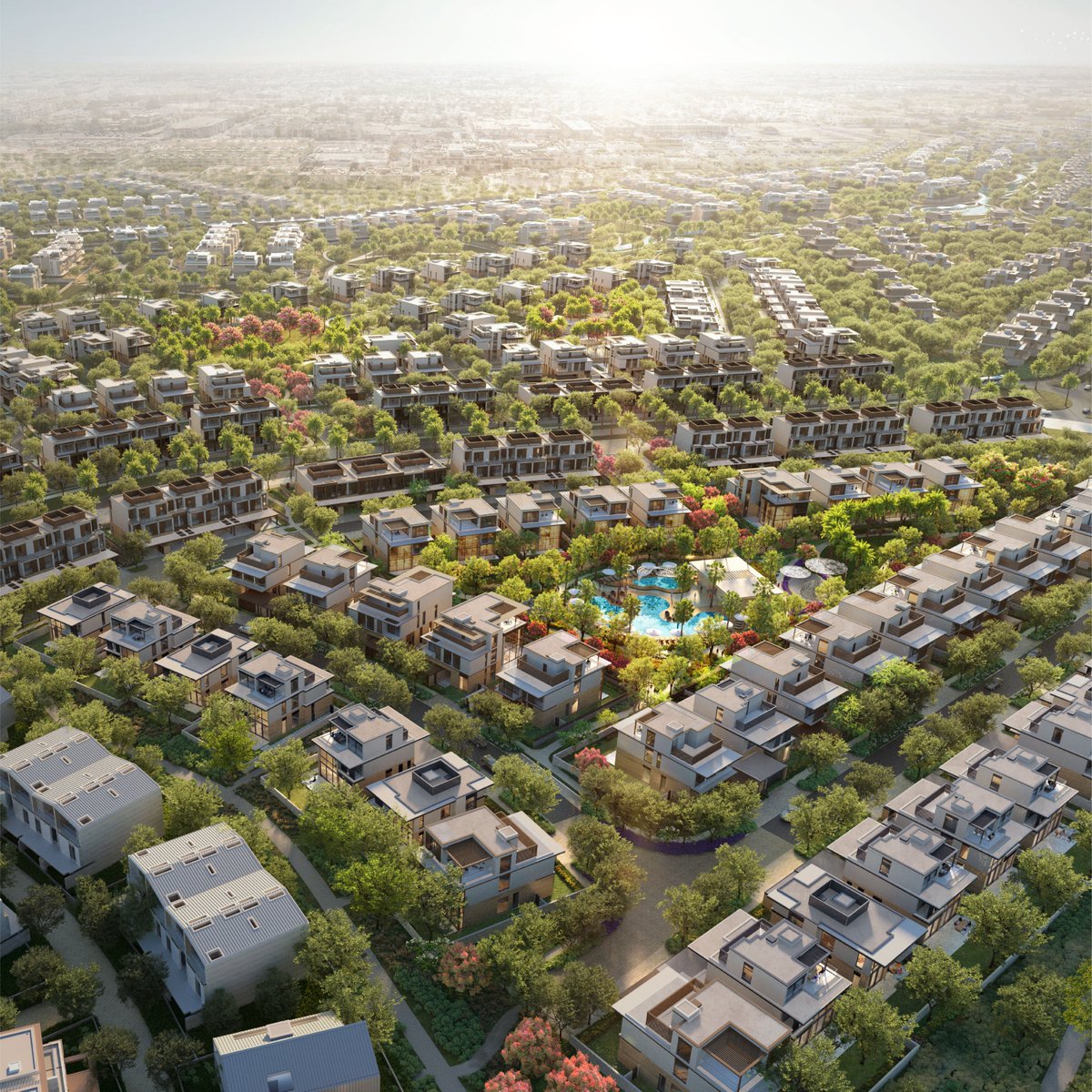 SkylineInterRE's tweet photo. #NadAlSheba Gardens is introducing a new phase that’s Located 10 mins from #DowntownDubai and 15 mins from #Dubai International #Airport, it is one of those rare locations where the tranquility of your serene neighborhood doesn’t compromise the convenience of living. https://t.co/aVzP5fqDCV