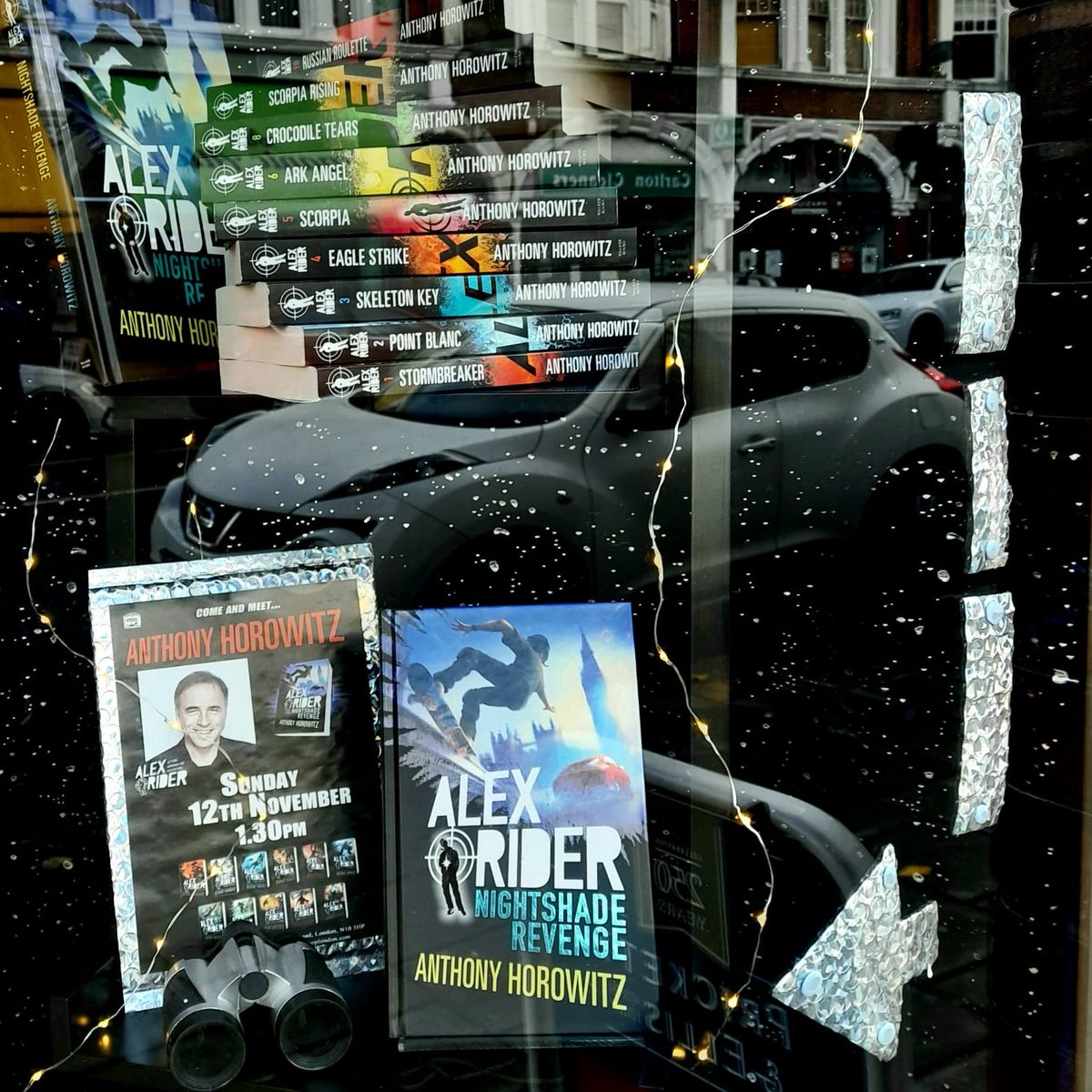 Sunday signing @AnthonyHorowitz for #AlexRider, this is happening from 1.30pm! Don't miss out ✨✨✨ childrensbookshoplondon.com/events