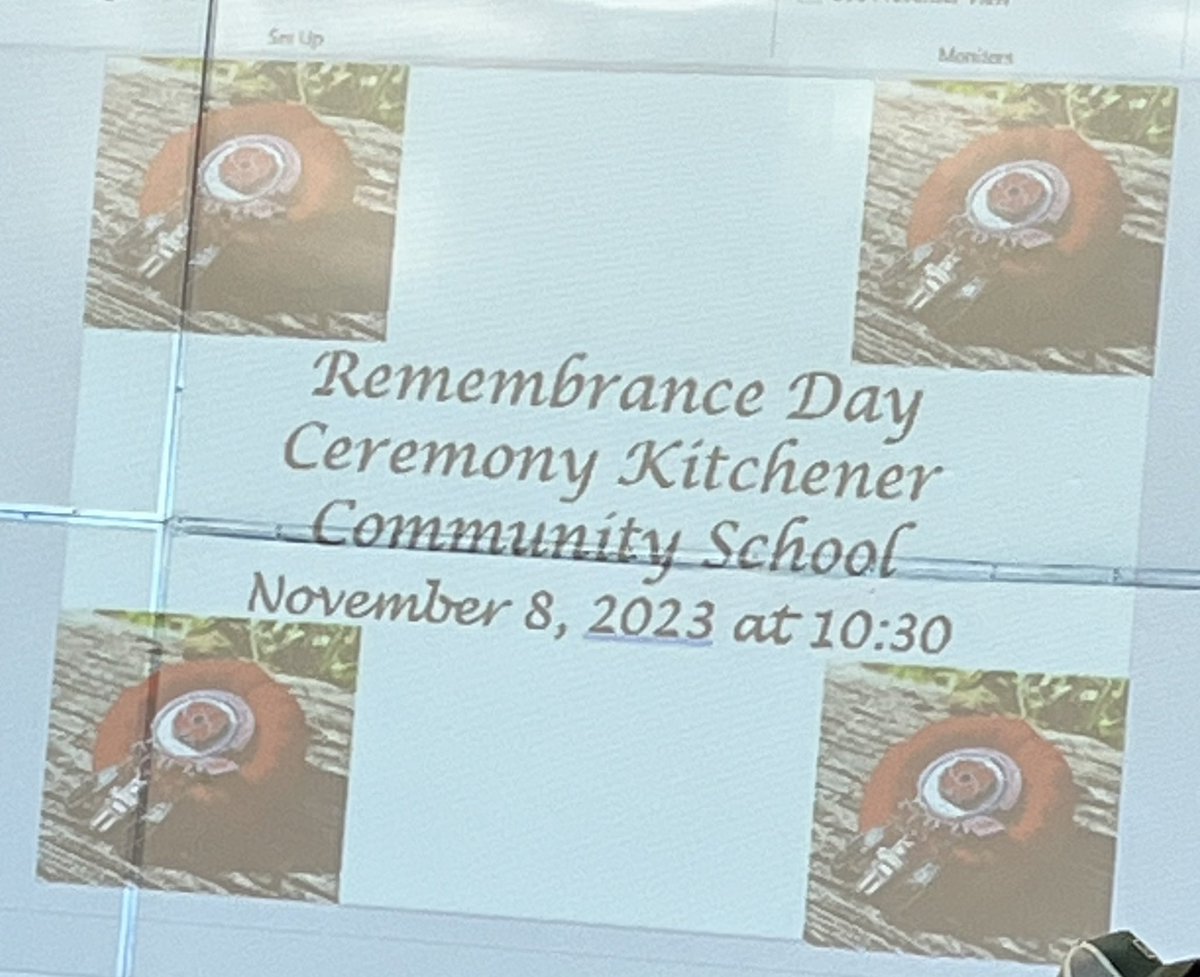 Grateful for Indigenous staff who make these events happen in their schools. <a href="/kitchenerschool/">Kitchener School</a> #IndigenousVeteransDay