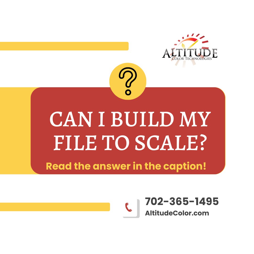 AltitudeColor's tweet image. Please remember to scale your resolution as well. Since rasterized images must be 75 DPI at full size, at 1/10 scale, it needs to be 750 DPI. 1/4 scale should be 300 DPI, etc

For more information, please call 702-365-1495

#altitudecolortechnologies #printer #grandformatprinter
