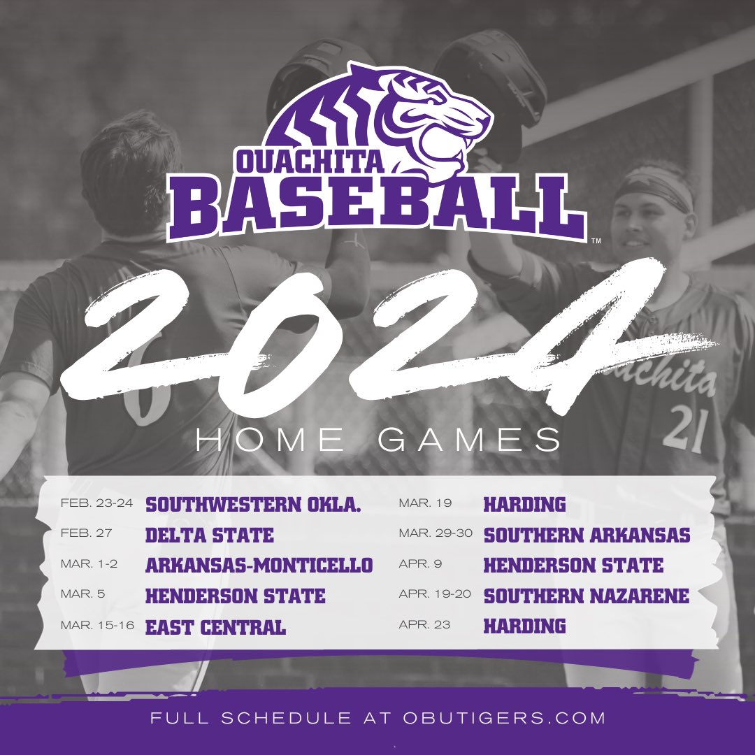 It will be here before you know it!

Read more about the 2024 schedule: bit.ly/49kiBi6

#D2BSB | #RollTigs | #BringYourRoar 🐅