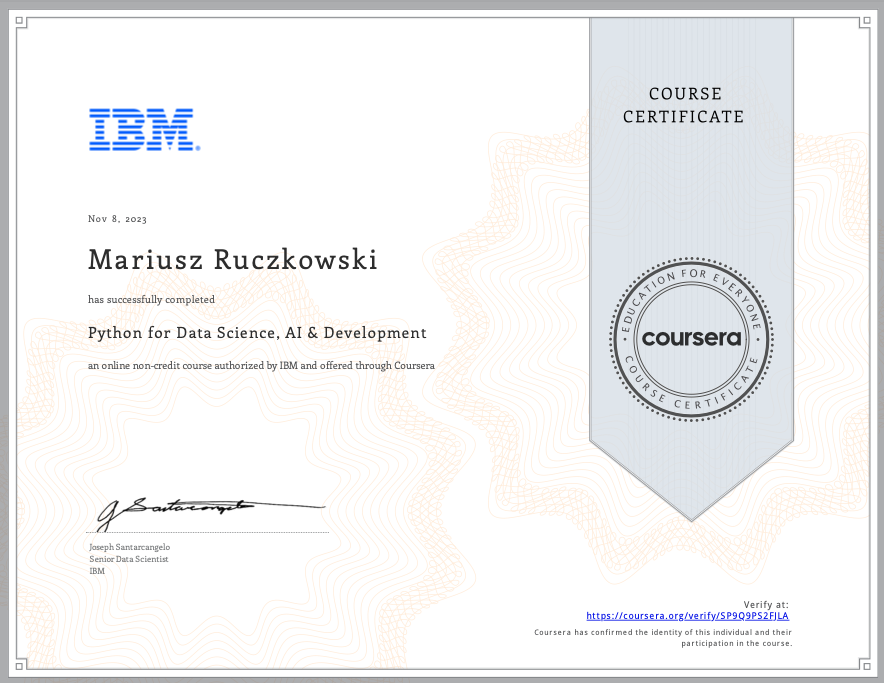 simple__coding's tweet photo. Python for Data Science, AI &amp; Development by @coursera 🤩 https://t.co/bb01DtXDo1