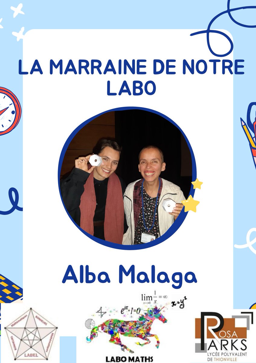 Nouvelle marraine pour le <a href="/labo_maths/">Labo de Maths Lycée Rosa Parks Thionville</a> <a href="/braun24006603/">Braun Nathalie</a> <a href="/acnancymetz/">Académie de Nancy-Metz</a> <a href="/Dsden57/">DSDEN de la Moselle</a> <a href="/daac_nancy_metz/">Sophie Renaudin #EAC #lecture #oral #territoires</a> merci <a href="/Mathalors/">Houria Lafrance</a>