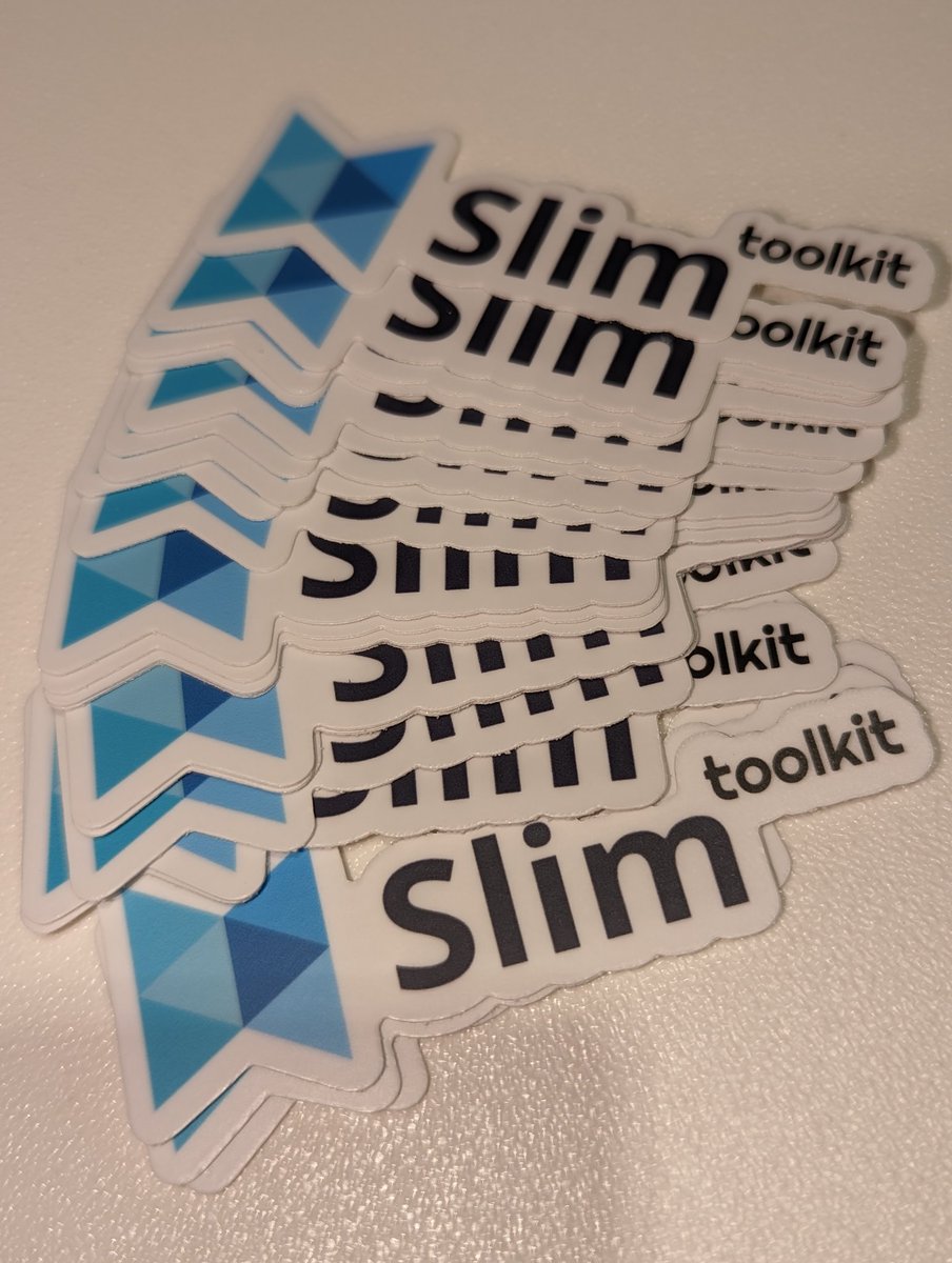 kcqon's tweet image. Turns out @SlimToolkit has stickers! Get yours when you stop by the Project Pavilion (look for the big sign or Z32)