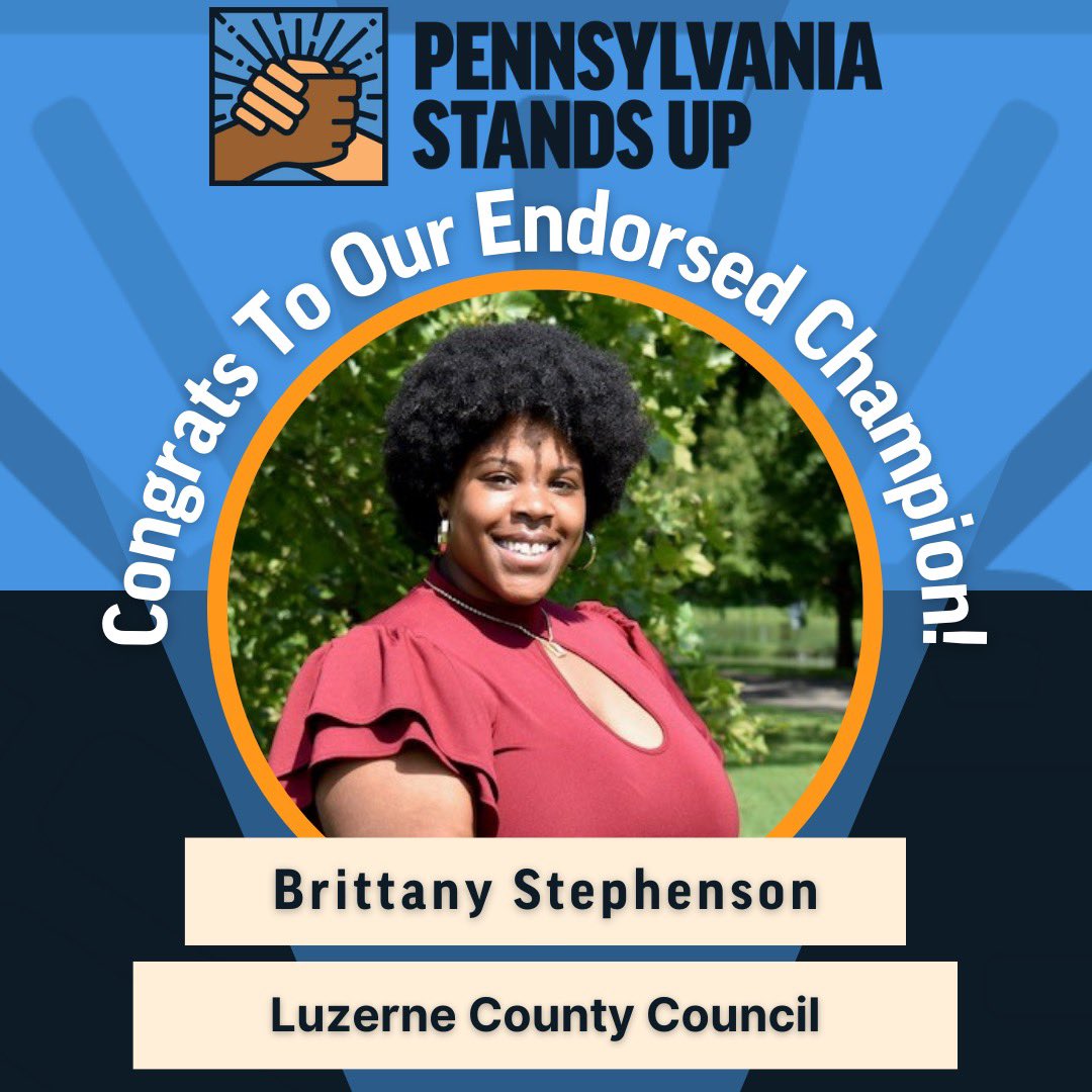 People powered candidates win! Congratulations to <a href="/nepastandsup/">NEPA Stands Up</a> endorsed candidate <a href="/stephensonforus/">StandwithStephenson</a> , who won in the general election for Luzerne County Council! We look forward to supporting her in office! #LuzerneCountyPA #UpToUS #PA