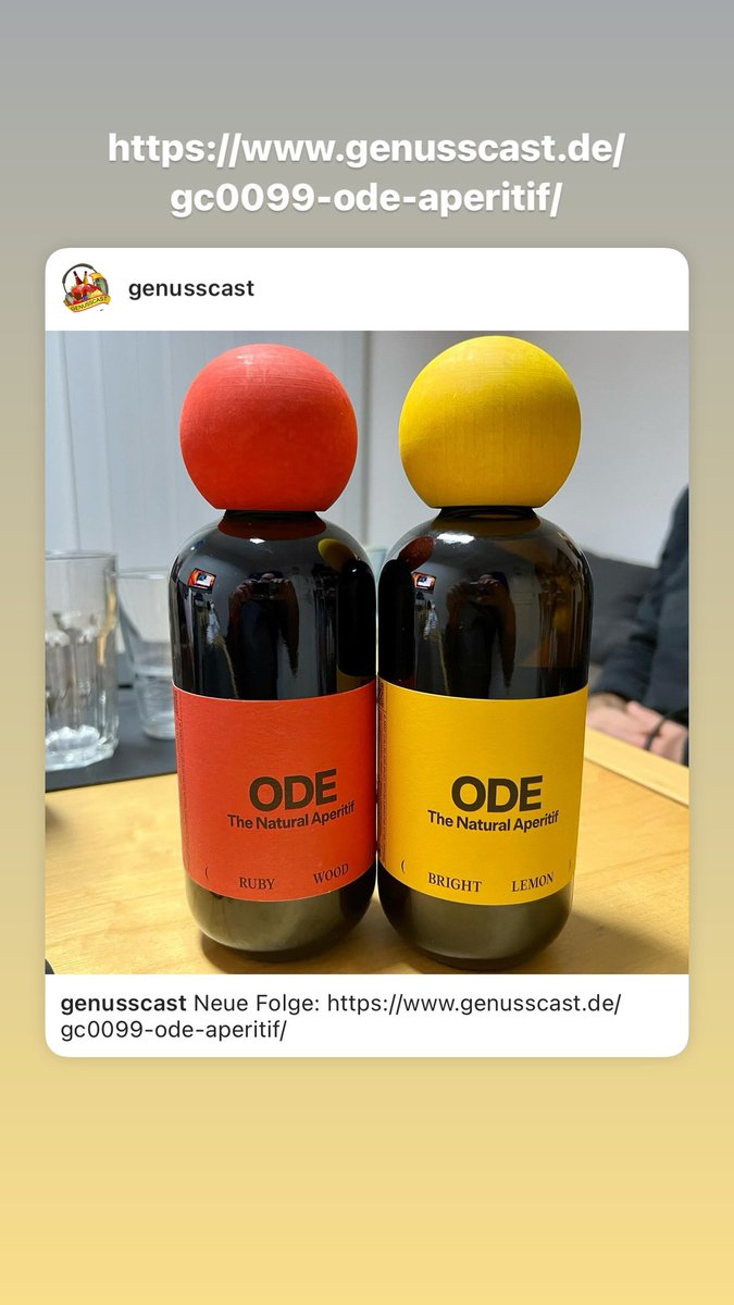 Neue Folge: 99, Ode-Aperitif genusscast.de/gc0099-ode-ape…
