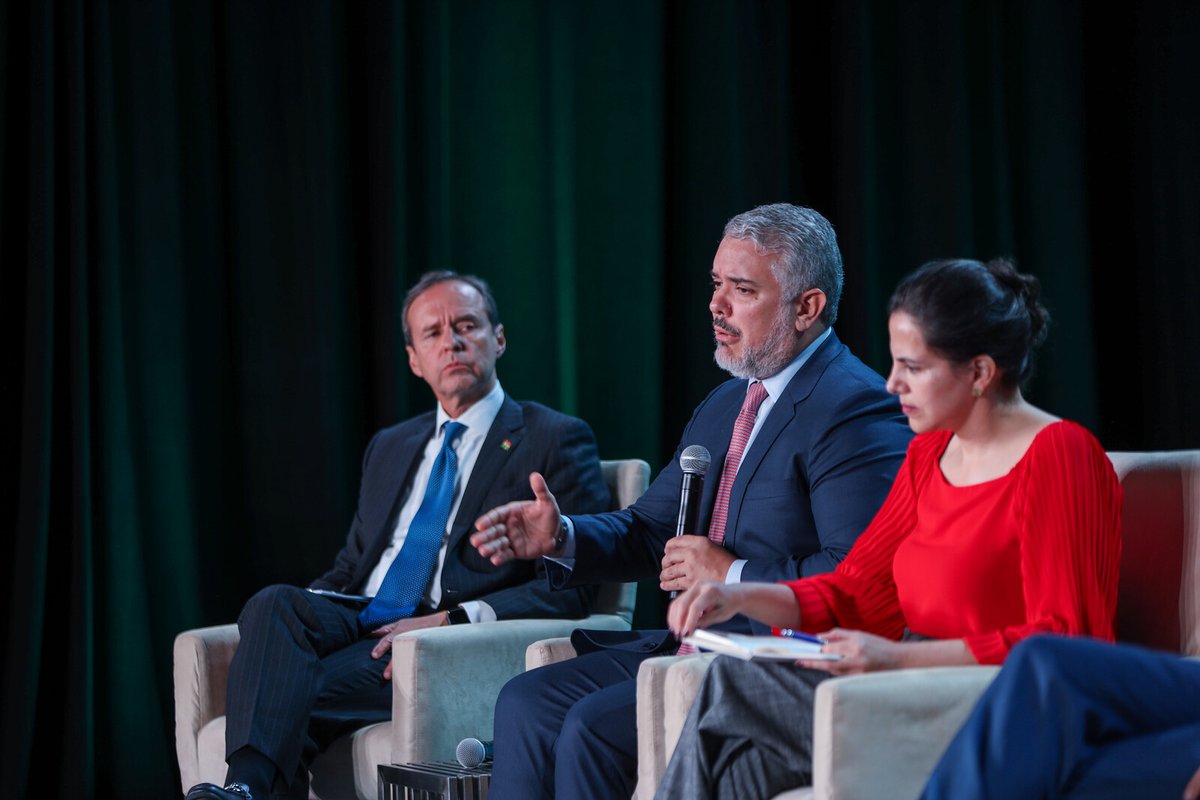 AmericasForum's tweet photo. The 12th edition of the #WSFMiami closed today with a fascinating session featuring four former Latin American Presidents. https://t.co/jOAa6ju7oo