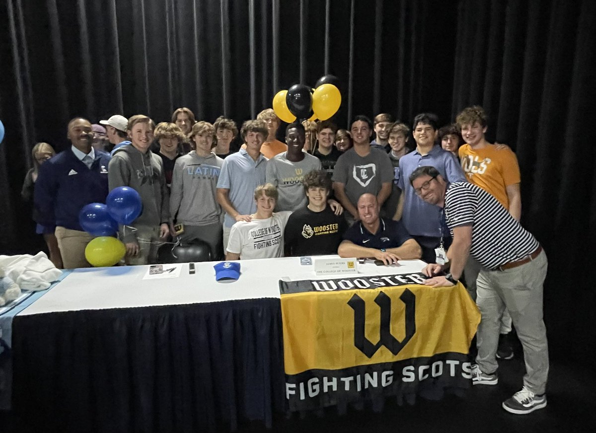 Charlotte Latin Baseball (@cls_baseball) on Twitter photo Congratulations to our guy James Peters for signing this morning to further his education and play baseball at <a href="/WoosterBaseball/">Wooster Baseball</a>. Proud of you stud! Congratulations to our guy James Peters for signing this morning to further his education and play baseball at <a href="/WoosterBaseball/">Wooster Baseball</a>. Proud of you stud!