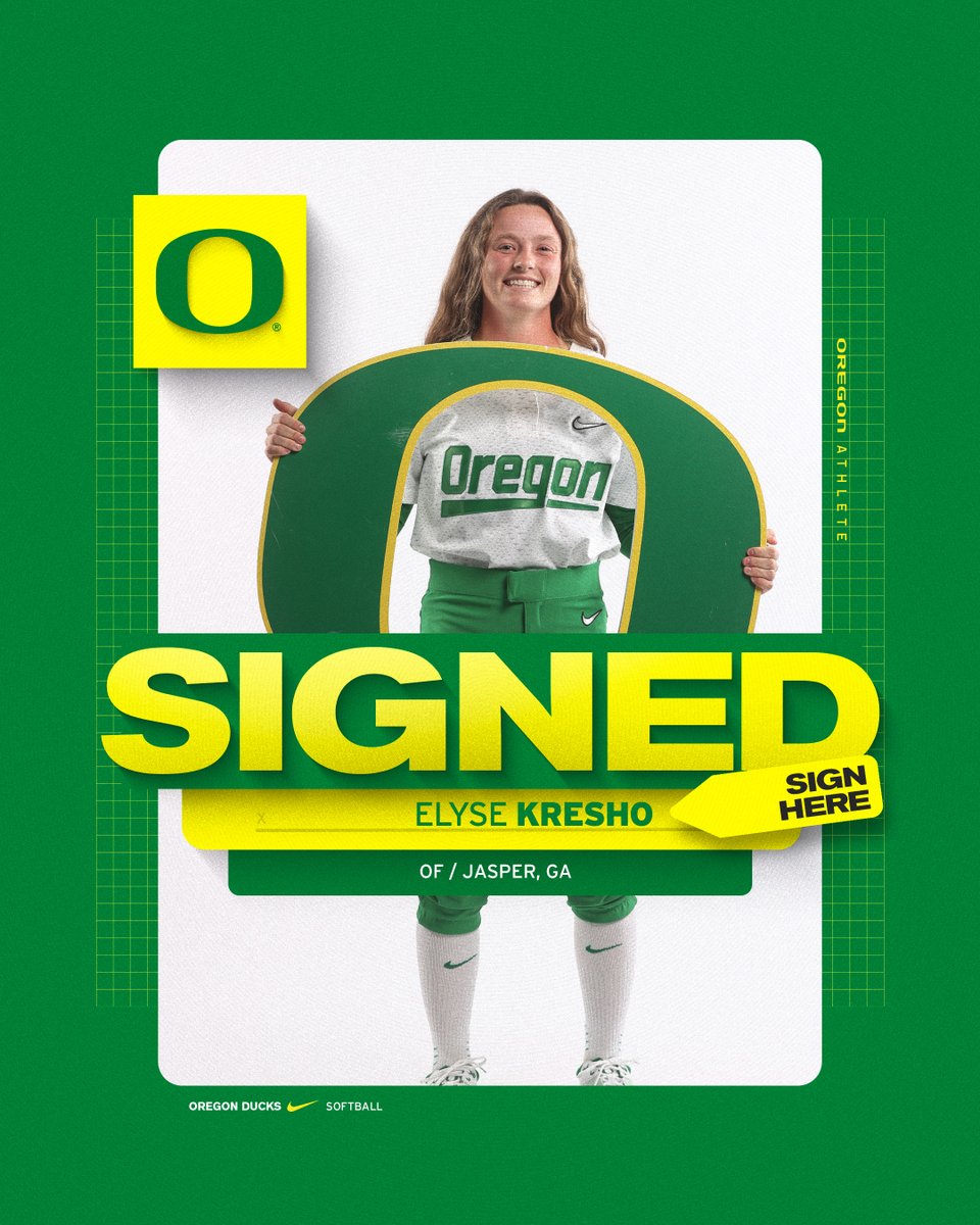 Welcome to the Flock, @elysekresho!!! #GoDucks | #Version6