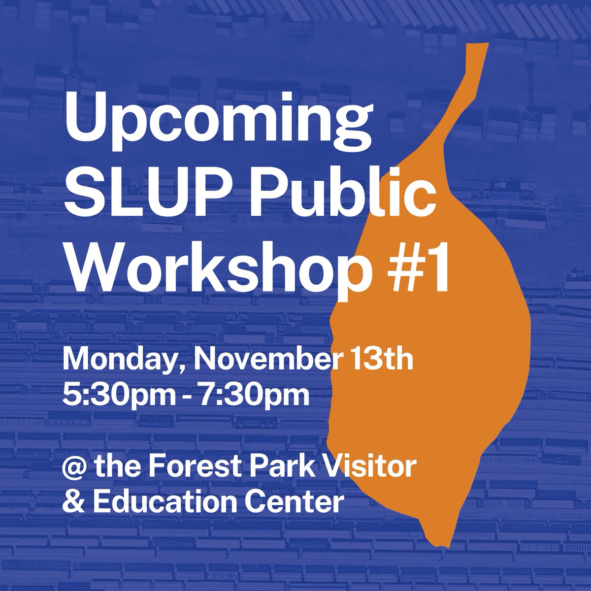 The City of St. Louis just launched a process to update the Strategic Land Use Plan (SLUP) &amp; want to hear your thoughts! The 1st public workshop is coming up on Mon 11/13 &amp; a digital survey is out now slup-stl.com