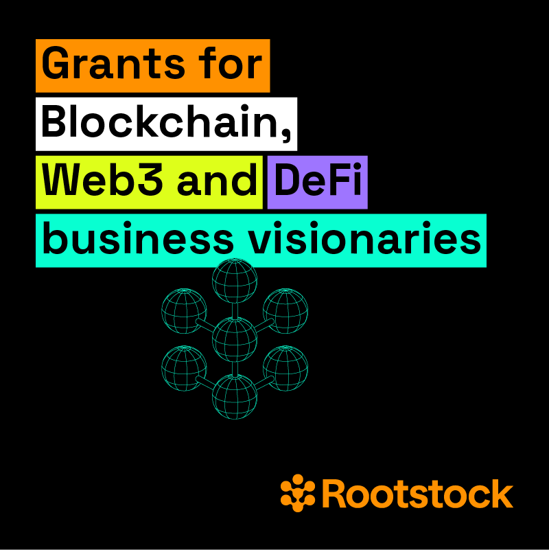 rootstock_io's tweet photo. Foster Growth, Explore New Use Cases &amp; Promote Interoperability With Rootstock Grants.

Get Support To Build Your Next dApp On Rootstock Through Our Strategic Grants Program.