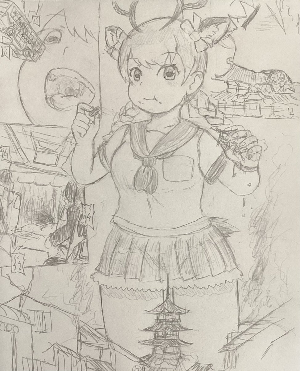 #巨大フレンズ
食欲の秋 