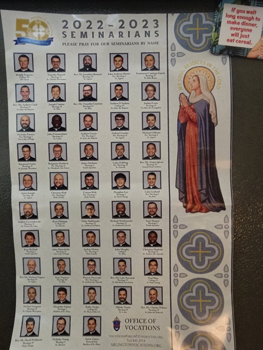 Sachinettiyil's tweet image. As many as 48 young men are studying for the priesthood for the diocese of Arlington which has just around 450000 people. I would say that TLM played an important role in nurturing priestly vocations here in this diocese. Around 30 percent of the seminarians of Arlington diocese…