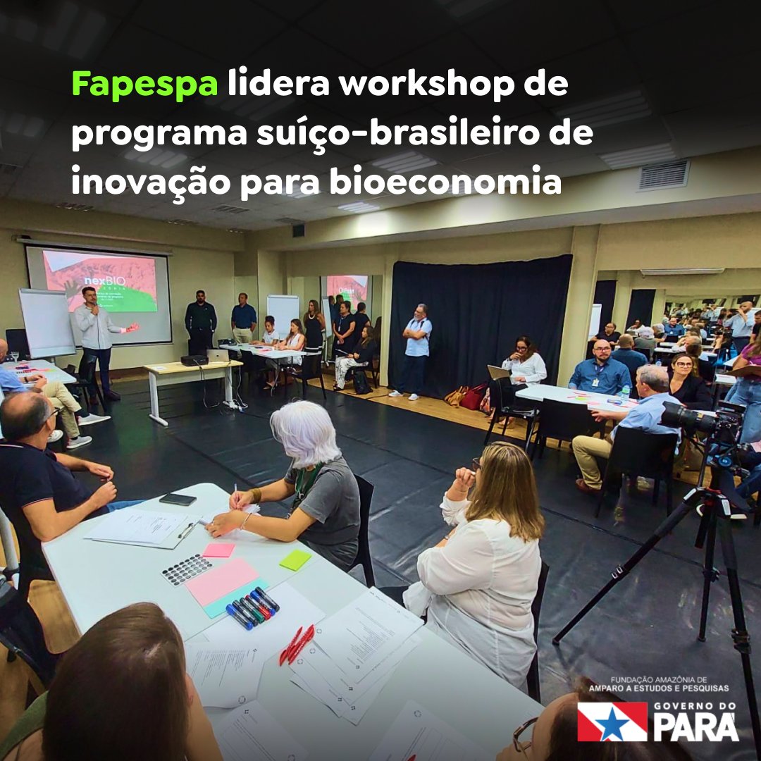 Em conjunto com a Swissnex no Brasil, a Fapespa liderou o Workshop de Cocriação do Projeto nexBio Amazônia, que faz parte do Programa Suíço-Brasileiro de Inovação para Bioeconomia. 

Mais detalhes em agenciapara.com.br

#fapespa #bioeconomia #sustentabilidade #swissnex