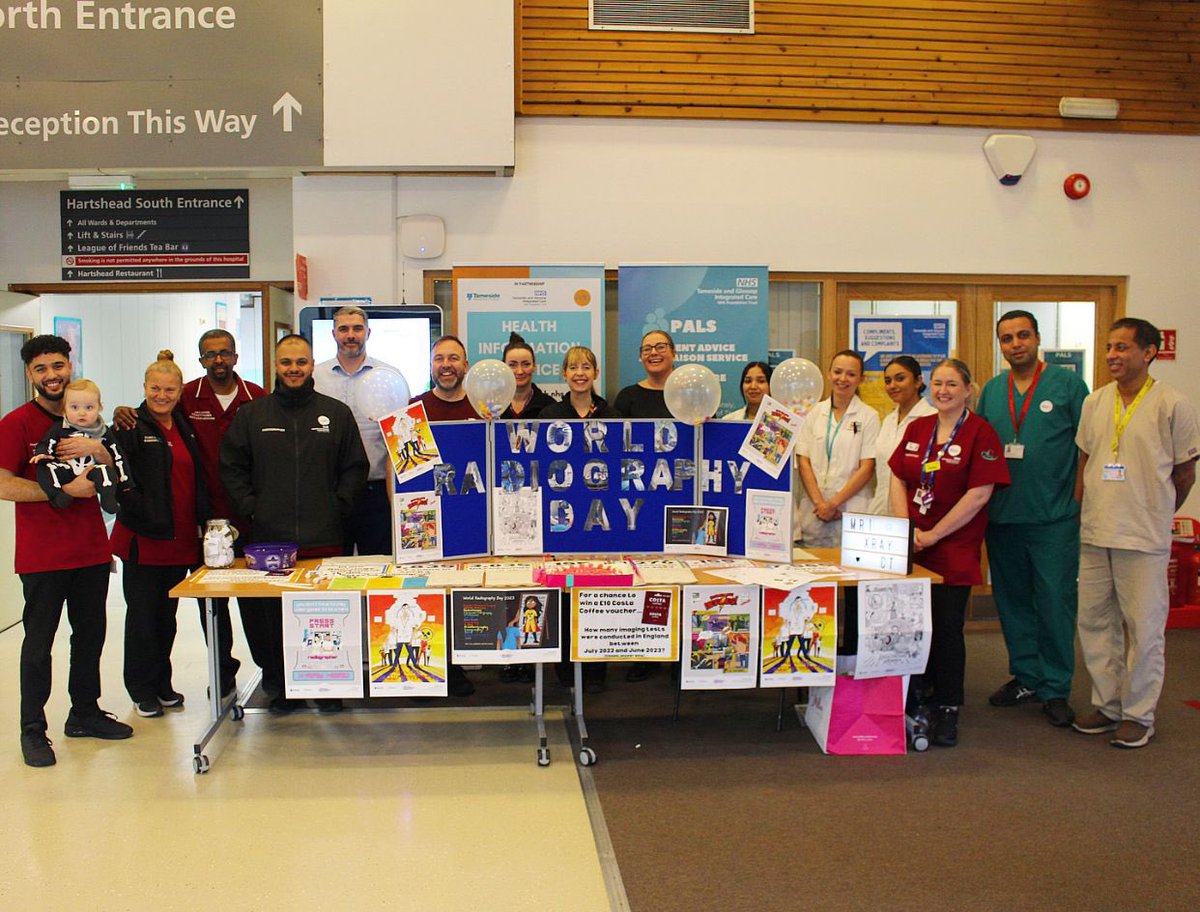 TGHRadiology's tweet photo. Excellent day celebrating #WorldRadiographyDay! 🩻☢️

It has been filled with sweet treats and even little Robin dressed as a skeleton! 

Our competition certainly got people thinking about how much we really do as radiographers! 🧐

@tandgicft https://t.co/LRZxG2bBrr