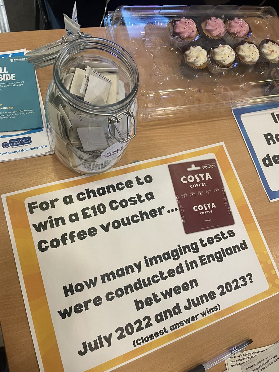 TGHRadiology's tweet photo. Excellent day celebrating #WorldRadiographyDay! 🩻☢️

It has been filled with sweet treats and even little Robin dressed as a skeleton! 

Our competition certainly got people thinking about how much we really do as radiographers! 🧐

@tandgicft https://t.co/LRZxG2bBrr