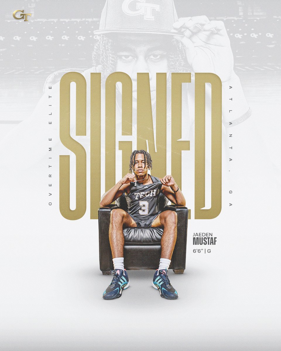 Georgia Tech Menโs Basketball (@gtmbb) on Twitter photo ๐๐๐๐๐๐ โ๏ธ
Letโs welcome <a href="/jaedenmustaf/">Jaeden Mustaf</a> to the Yellow Jacket family!
#StingEm ๐ ๐๐๐๐๐๐ โ๏ธ
Letโs welcome <a href="/jaedenmustaf/">Jaeden Mustaf</a> to the Yellow Jacket family!
#StingEm ๐