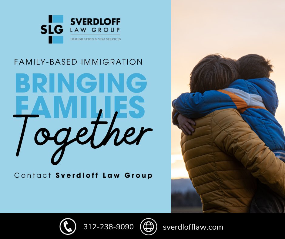 sverdlofflaw's tweet image. Sverdloff Law Group helps navigate the complexities of family-based immigration, turning the dream of a new homeland into an attainable reality. Schedule a consultation today and simplify the immigration process.
bit.ly/2PJbJa3 

#FamilyBased #Immigration