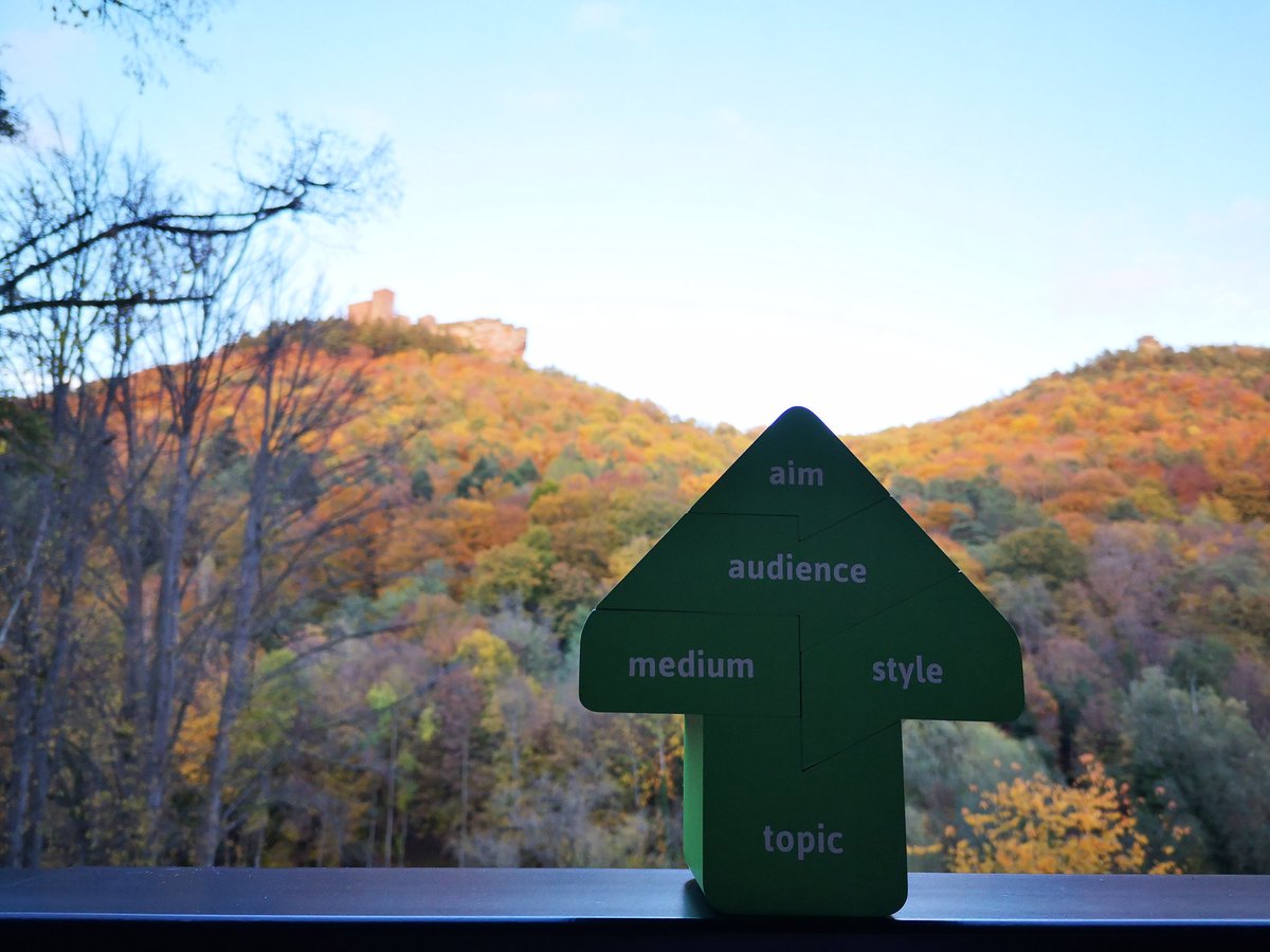CScharun's tweet image. Heute habe ich wieder einen @NaWik #Wisskomm Kurs geleitet. 😊
Ein spannender Tag mit einer tollen Gruppe aus Science Enthusiasts. 🙂💪 Und im Schatten der Burg Trifels kommt der Pfeil besonders gut zur Geltung, finde ich. 😲🏰 Fazit: Wissenschaft ist wichtig UND macht Spaß! 😀🤓