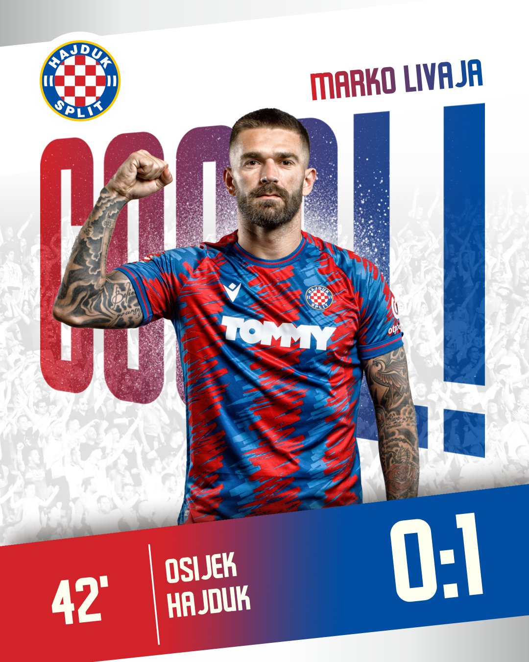 Hajduk Split Home Shirt 2021/22