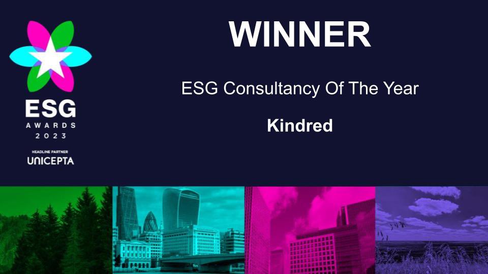 PRmoment (@therealprmoment) on Twitter photo The winner of our ESG Consultancy of the Year award goes to…
<a href="/KindredAgency/">Kindred Agency</a>! 🏆
This is a second award for Kindred 👏
#ESGAwards The winner of our ESG Consultancy of the Year award goes to…
<a href="/KindredAgency/">Kindred Agency</a>! 🏆
This is a second award for Kindred 👏
#ESGAwards