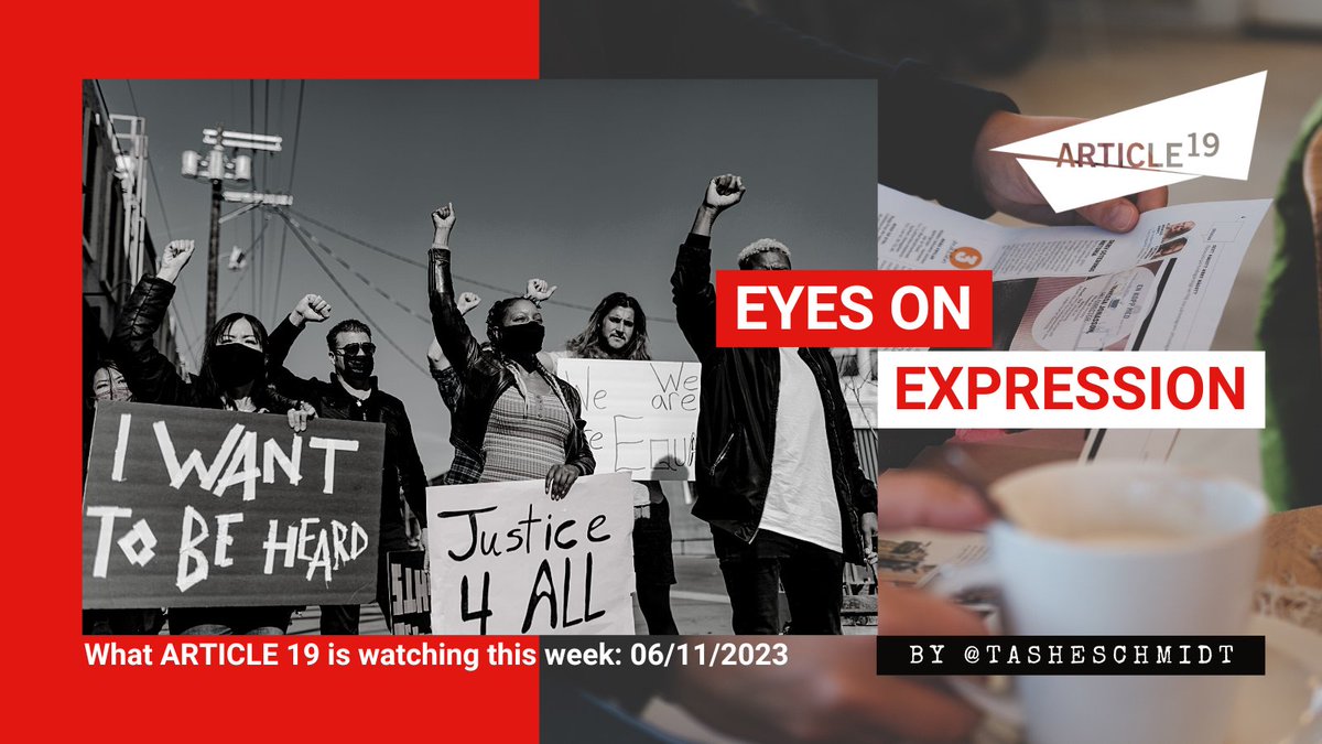 👁‍🗨#EyesOnExpression: 
🔴Protest in Europe, calls for Biden to engage with Xi Jinping on human rights in China, and the shocking murder of radio journalist #JuanJumalon – also known as DJ Johnny Walker – in the Philippines.