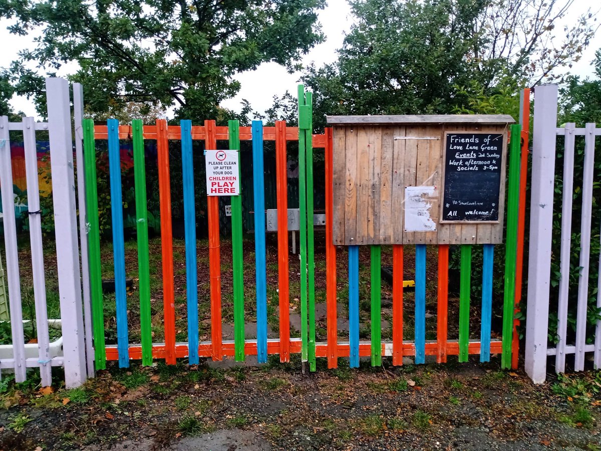 Closed: Today, asset of community value #LoveLaneGreen was closed to the community. So many missed opportunities by successive council leaders, to protect this space for community use #SaveLoveLane