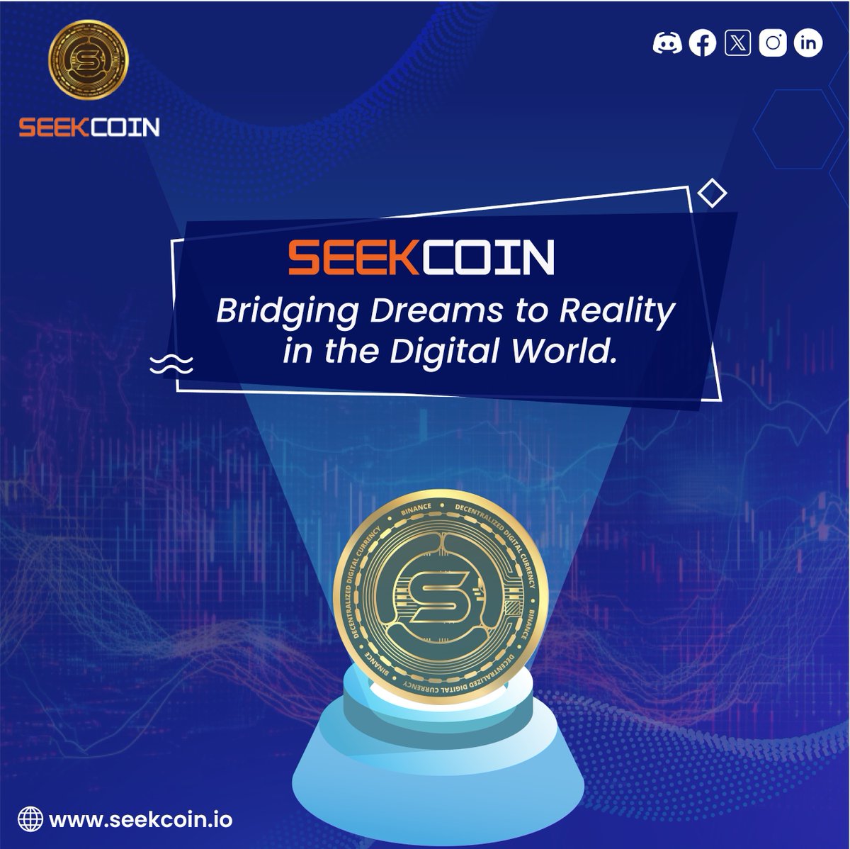 seek_coin's tweet photo. Seekcoin briging dreams to reality in the Digital World.

🌐 Website: https://t.co/61frMI1lFT
📱 Twitter: @Seek_Coin
📷 Instagram: @Seek_Coin
📈 https://t.co/Ie31TB2dTi
📺 YouTube: SeekCoin

#SeekCoin #Crypto #Blockchain #InvestInSeekcoin #Cryptocurrency https://t.co/v7rp3w9Pgq