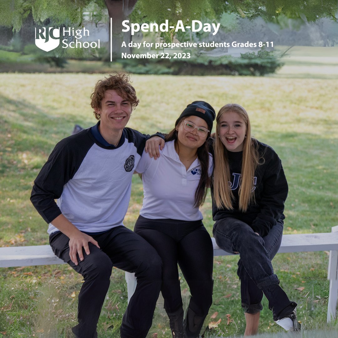 RosthernJC's tweet photo. Spend-A-Day | November 22, 2023

Prospective students in Grades 8-11 are invited to experience a day in the life at RJC. Running from 9:00am - 3:30pm, you will spend the day with our current students to see what RJC is all about!

Register here!
https://t.co/OONRrEvWeF https://t.co/PSHTy60LVN