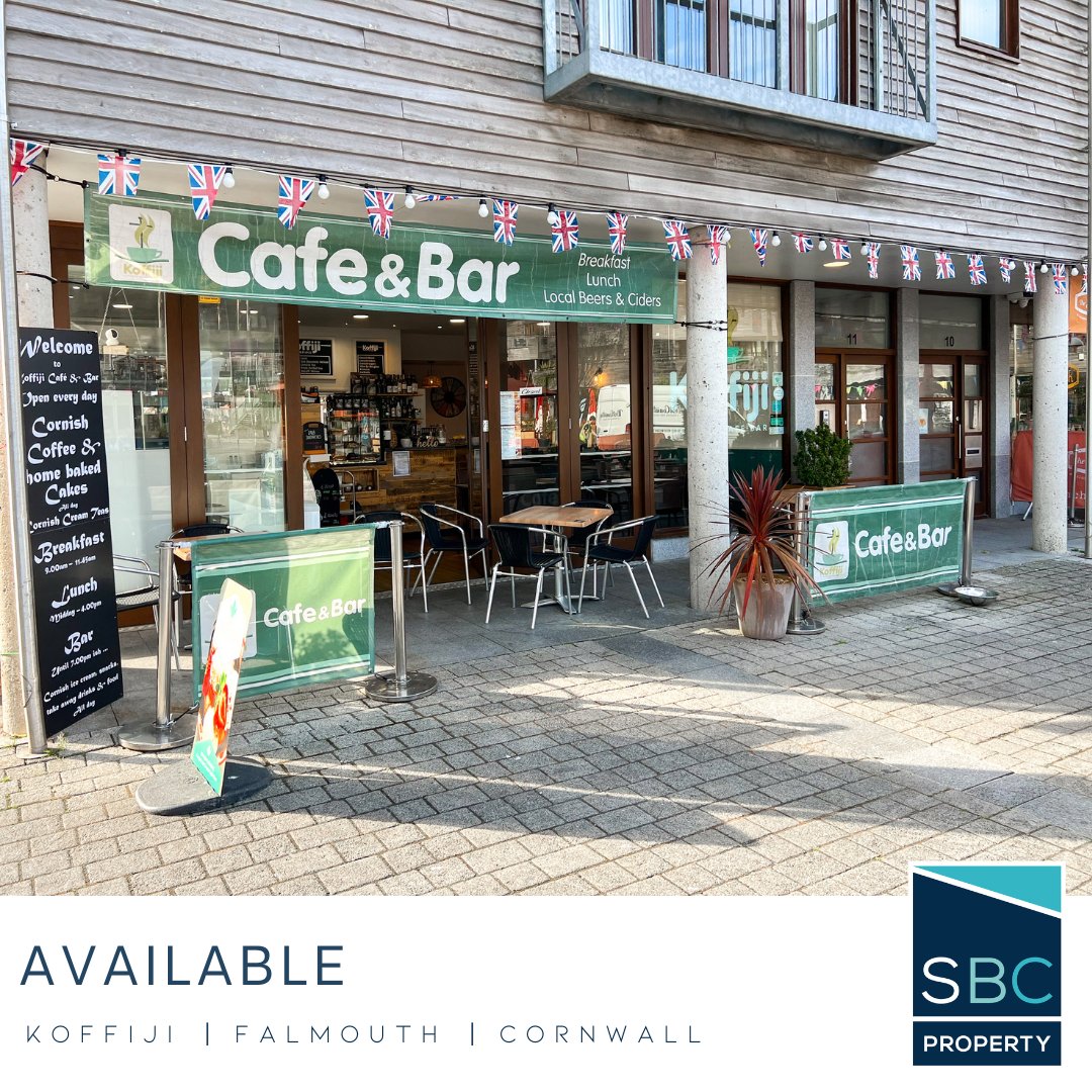 SBCProperty's tweet image. Popular café &amp;amp; bar situated on Falmouth’s busy Discovery Quay for Sale 🙌

Includes almost new, fully equipped Catering van.

For more information about this property contact us on
📞01872 277397
📧enq@sbcproperty.com