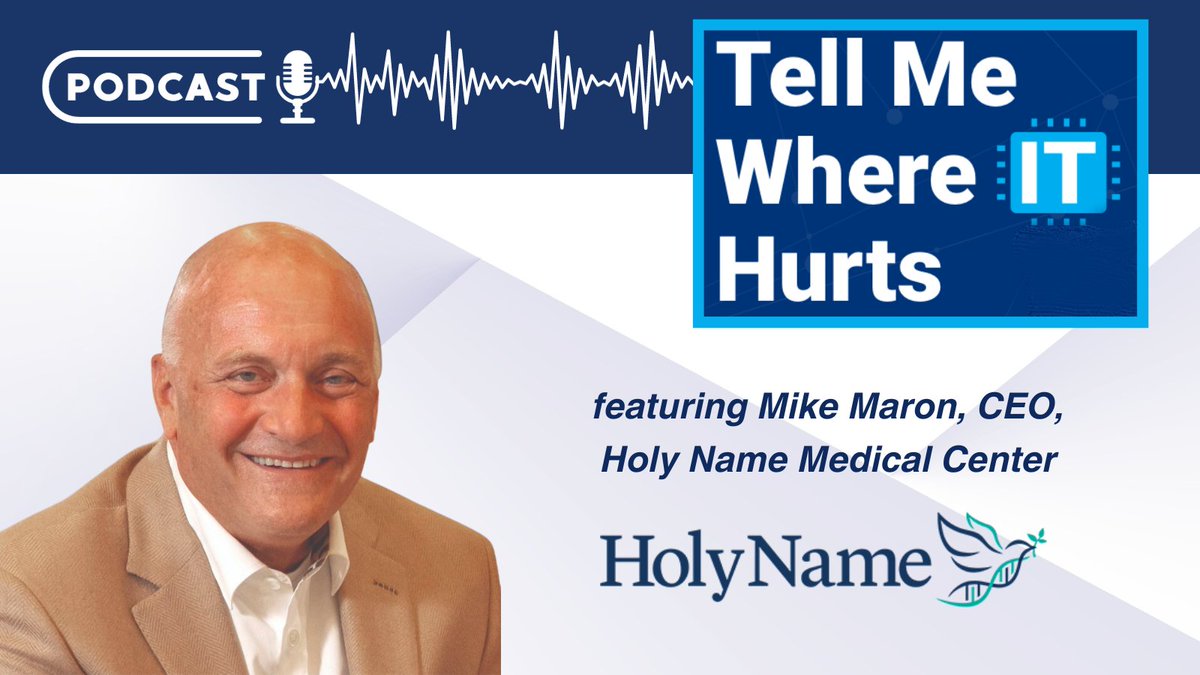 MedicompSys's tweet image. 🎧#TellMeWhereITHurts Podcast🎧
@medicompdoc interviews @HolyNameMedCtr’s Mike Maron. Mike has overseen generations of #EHRSystems in the hospital, & has, for the 2nd time, embarked on a journey to build a HIS from scratch: bit.ly/3Qnvqjf #ClinicalWorkflow #PointOfCare