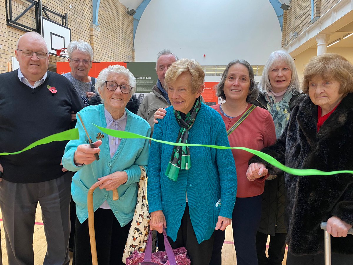 Our exhibition is open at Liverpool's @TheFlorrie! Thank you to the group from @IrishCommCare, who were first in the door and cut the ribbon!💚 Hope you'll drop in! Wednesday 11am-6pm Thursday 11am-7pm Friday 11am-6pm Saturday 11am-6pm Sunday 11am-5pm bit.ly/50YearProject